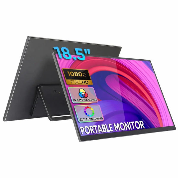 Portable Screen S46-1, 18.5-inch FHD, Frameless, Mountable, Thin, Multimedia