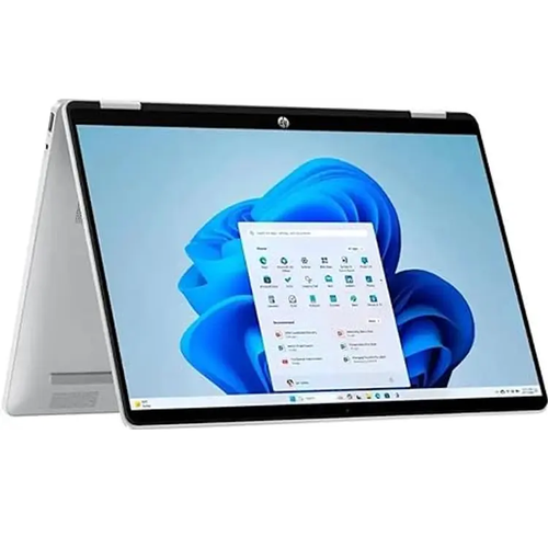 HP OmniBook X360 14T-FP000 2-in-1 laptop in Glacier Silver