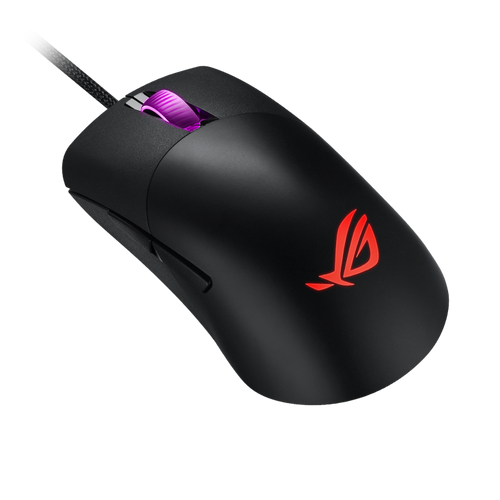 ASUS ROG Keris wired gaming mouse, front view