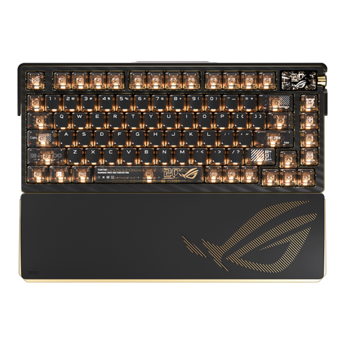 ASUS ROG Azoth Extreme Edition 20 wireless gaming keyboard, front view