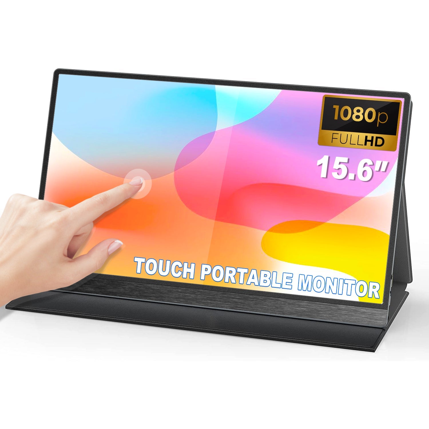 Portable Screen Sensor Portable Screen S27B-2, 15.6-inch FHD Touchscreen, USB C and Mini HDMI ...