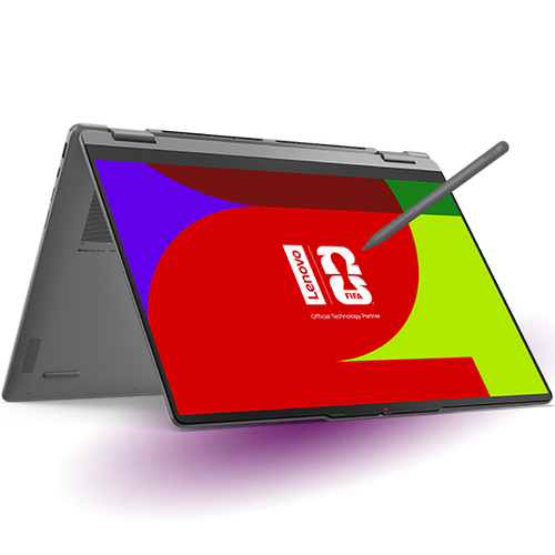 Lenovo Yoga 7i Aura Edition 16-inch laptop in Luna Grey