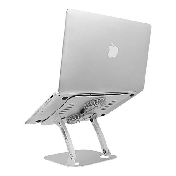 Metal Stand For Laptop, Height Adjustable, With RGB Fans type c