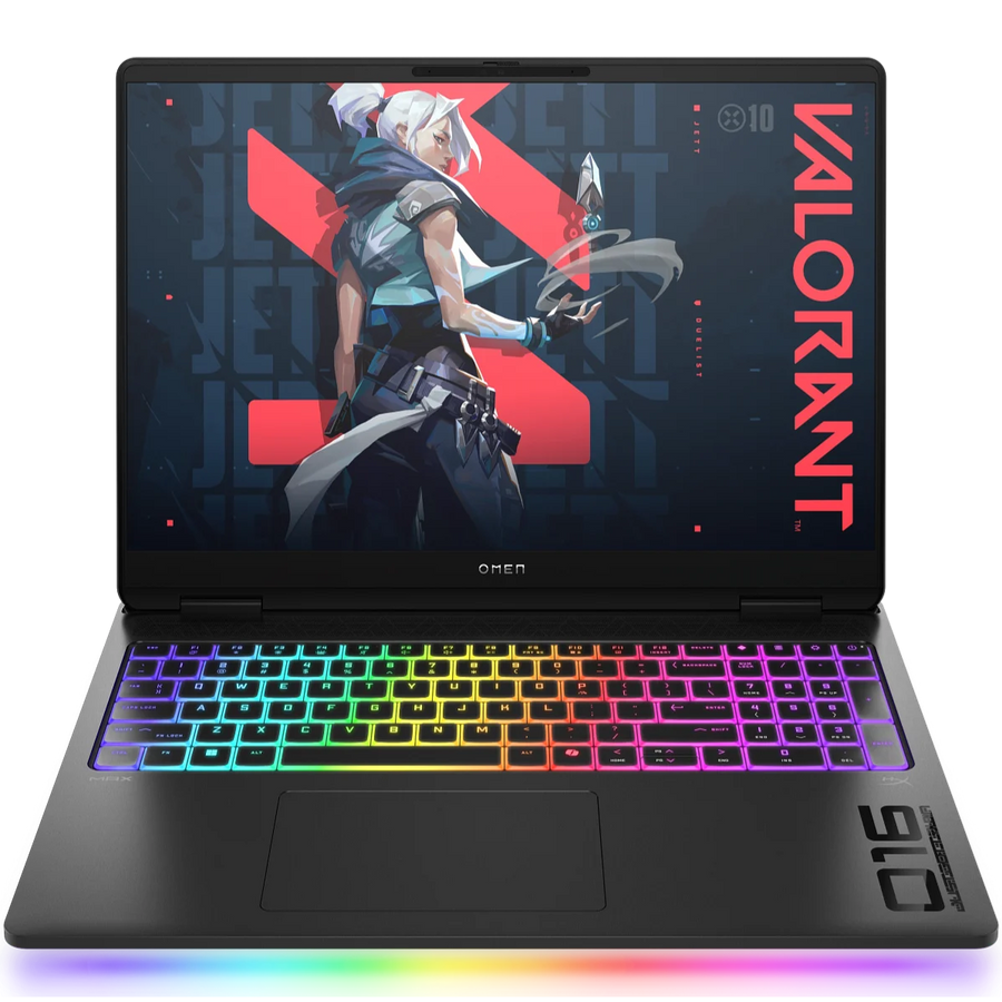 HP OMEN Max 16T-AH000 RTX 5090 gaming laptop front view