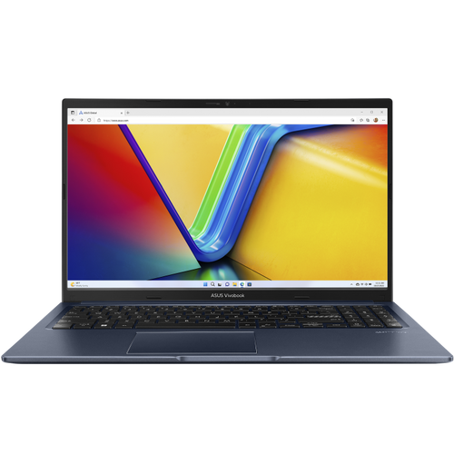 ASUS Vivobook 15 F1502VA laptop front view with the screen open