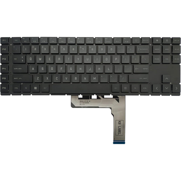 Keyboard HP Omen 17-CK, Black, Backlit, US