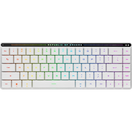ASUS ROG Falchion RX Low Profile wireless keyboard, front view