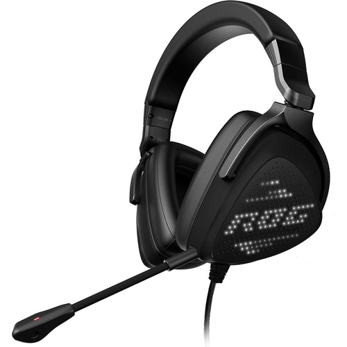 ASUS ROG Delta S Animate wired gaming headset, front view