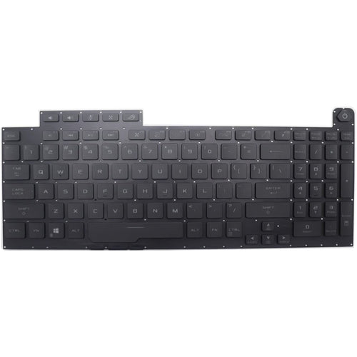 ASUS ROG Strix G731 replacement keyboard front view, US layout