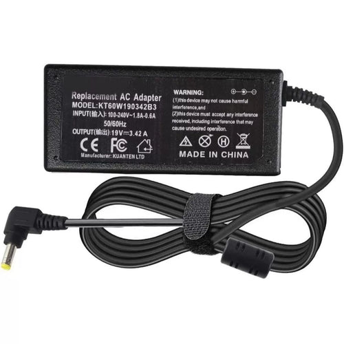 ASUS 19V 3.42A 65W replacement laptop charger with 5.5x2.5mm tip